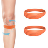 Incycall Silicone Knee Strap Patella Support - Stable, Non-Slip Knee Band, with Added Friction and Extra Width - Premium Silicone Material, Easy to Clean - Knee Brace, Knee Pads, Knee